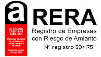 Empresa RERA en Aragón - Retirada de amianto